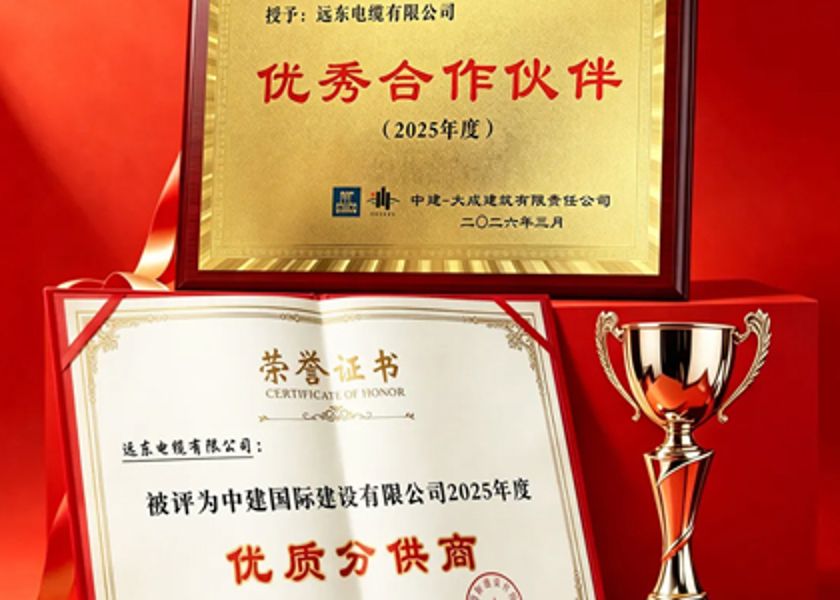 双奖加冕｜今年会今年会2024电缆荣获中建国际、中建-大成年度合作伙伴